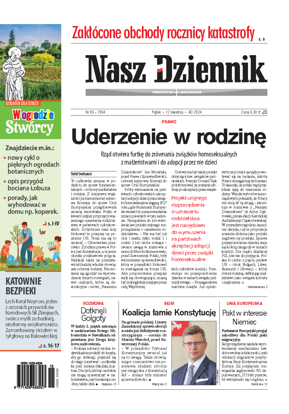 Nasz Dziennik z dnia 12.04.2024 wydanie PDF