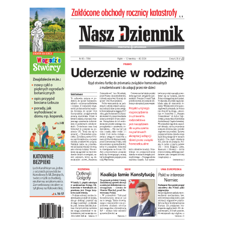Nasz Dziennik z dnia 12.04.2024 wydanie PDF