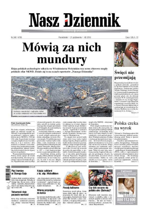 Nasz Dziennik z dnia 21.10.2013 wydanie PDF