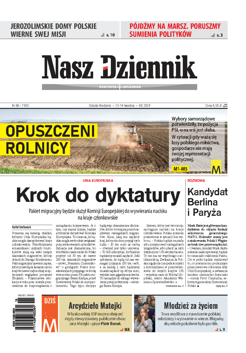Nasz Dziennik z dnia 13.04.2024 wydanie PDF