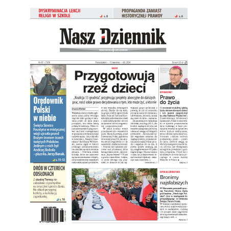Nasz Dziennik z dnia 15.04.2024 wydanie PDF