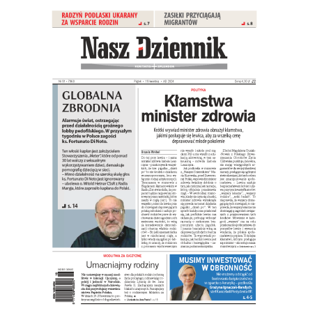 Nasz Dziennik z dnia 19.04.2024 wydanie PDF