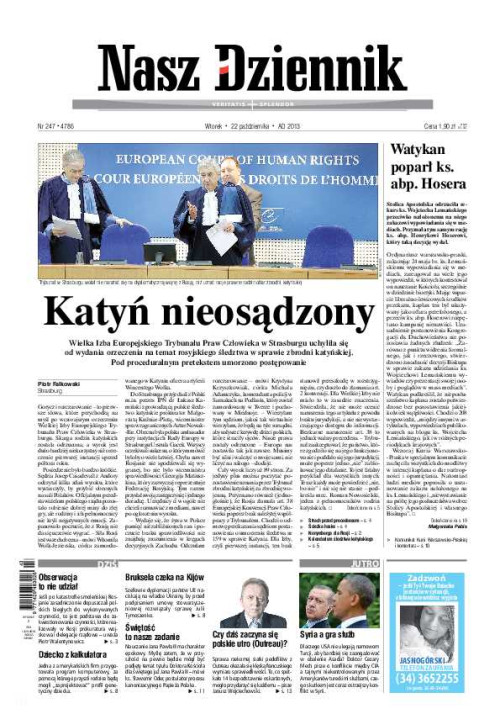 Nasz Dziennik z dnia 22.10.2013 wydanie PDF