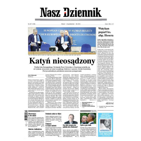 Nasz Dziennik z dnia 22.10.2013 wydanie PDF
