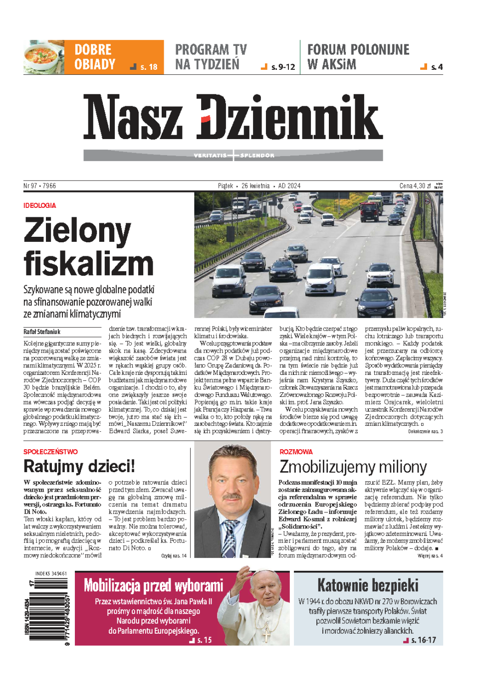 Nasz Dziennik z dnia 26.04.2024 wydanie PDF