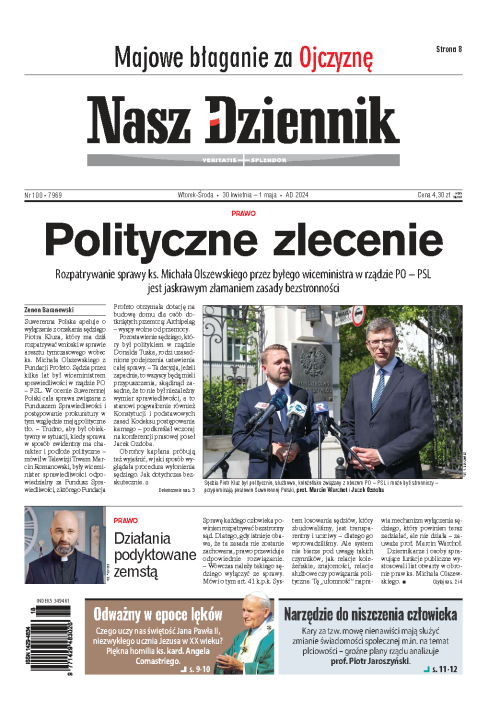 Nasz Dziennik z dnia 30.04.2024 wydanie PDF