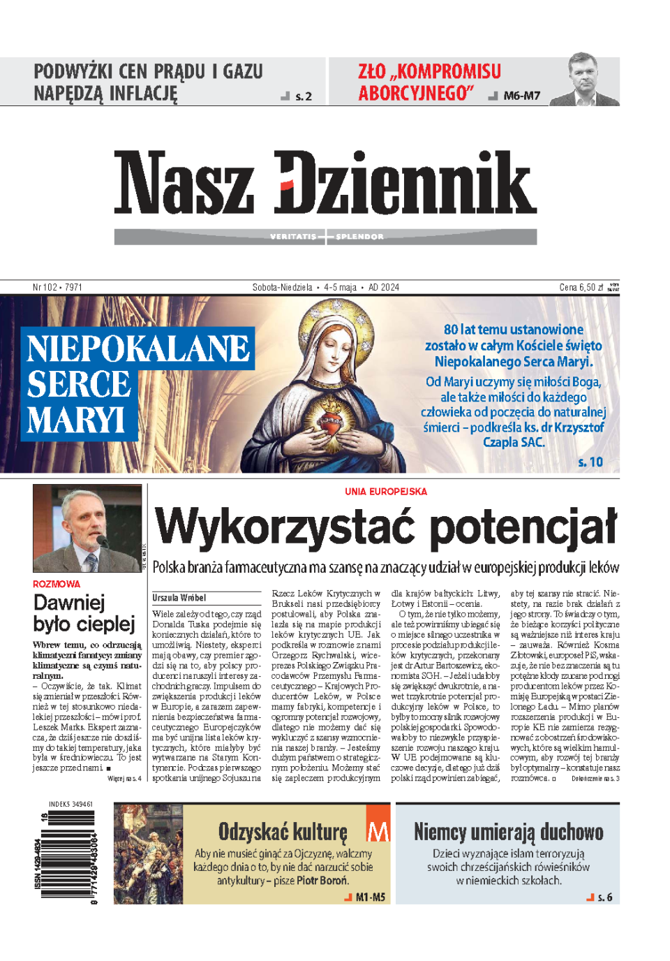 Nasz Dziennik z dnia 04.05.2024 wydanie PDF