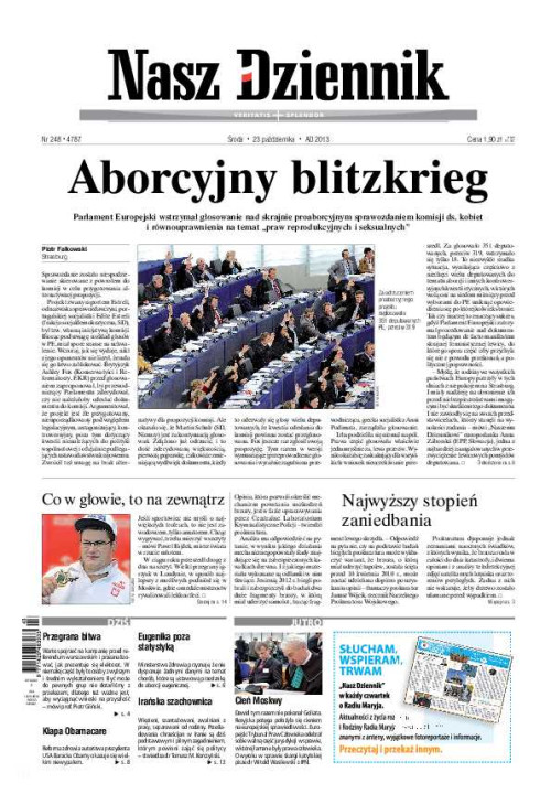 Nasz Dziennik z dnia 23.10.2013 wydanie PDF