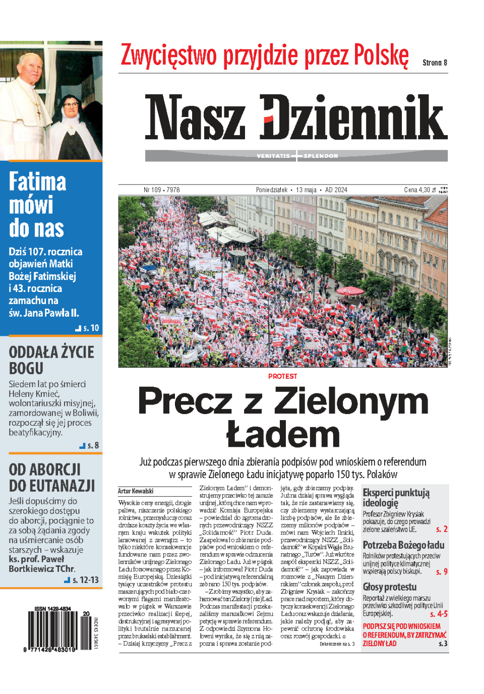 Nasz Dziennik z dnia 13.05.2024 wydanie PDF