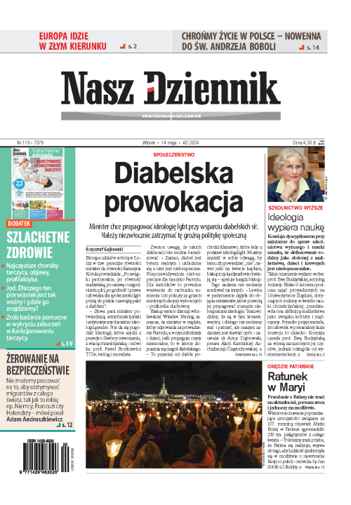 Nasz Dziennik z dnia 14.05.2024 wydanie PDF