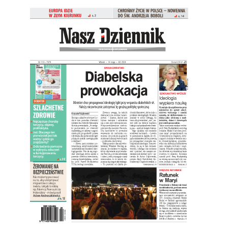 Nasz Dziennik z dnia 14.05.2024 wydanie PDF