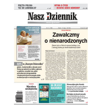 Nasz Dziennik z dnia 15.05.2024 wydanie PDF