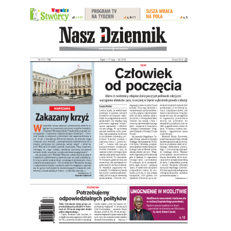 Nasz Dziennik z dnia 17.05.2024 wydanie PDF