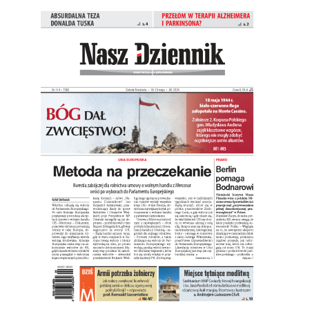 Nasz Dziennik z dnia 18.05.2024 wydanie PDF