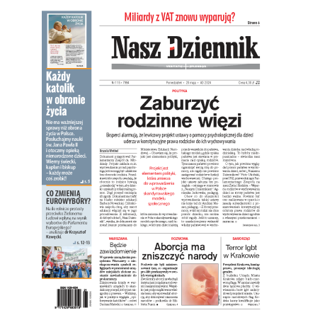 Nasz Dziennik z dnia 20.05.2024 wydanie PDF