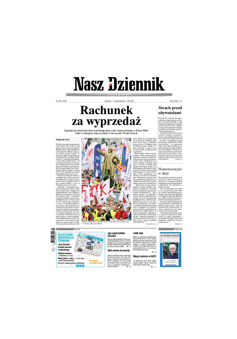 Nasz Dziennik z dnia 24.10.2013 wydanie PDF