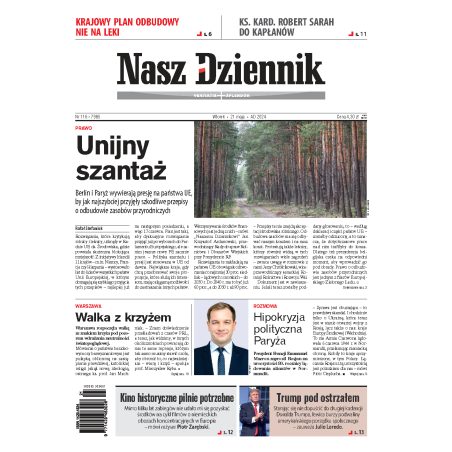 Nasz Dziennik z dnia 21.05.2024 wydanie PDF
