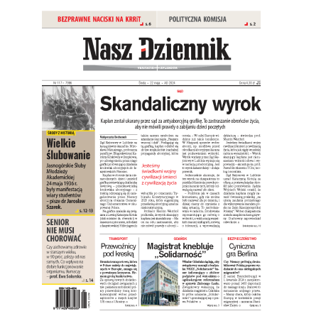 Nasz Dziennik z dnia 22.05.2024 wydanie PDF