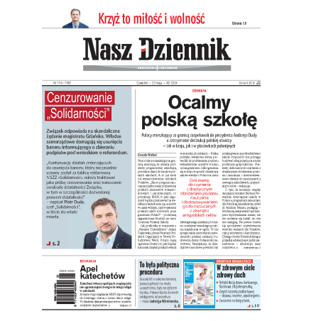 Nasz Dziennik z dnia 23.05.2024 wydanie PDF