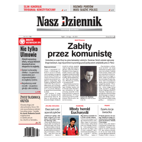 Nasz Dziennik z dnia 24.05.2024 wydanie PDF