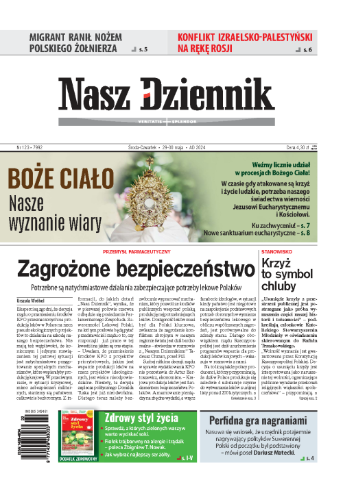 Nasz Dziennik z dnia 29.05.2024 wydanie PDF