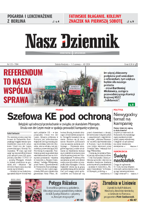 Nasz Dziennik z dnia 01.06.2024 wydanie PDF