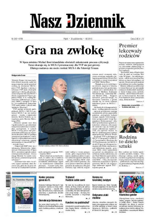Nasz Dziennik z dnia 25.10.2013 wydanie PDF