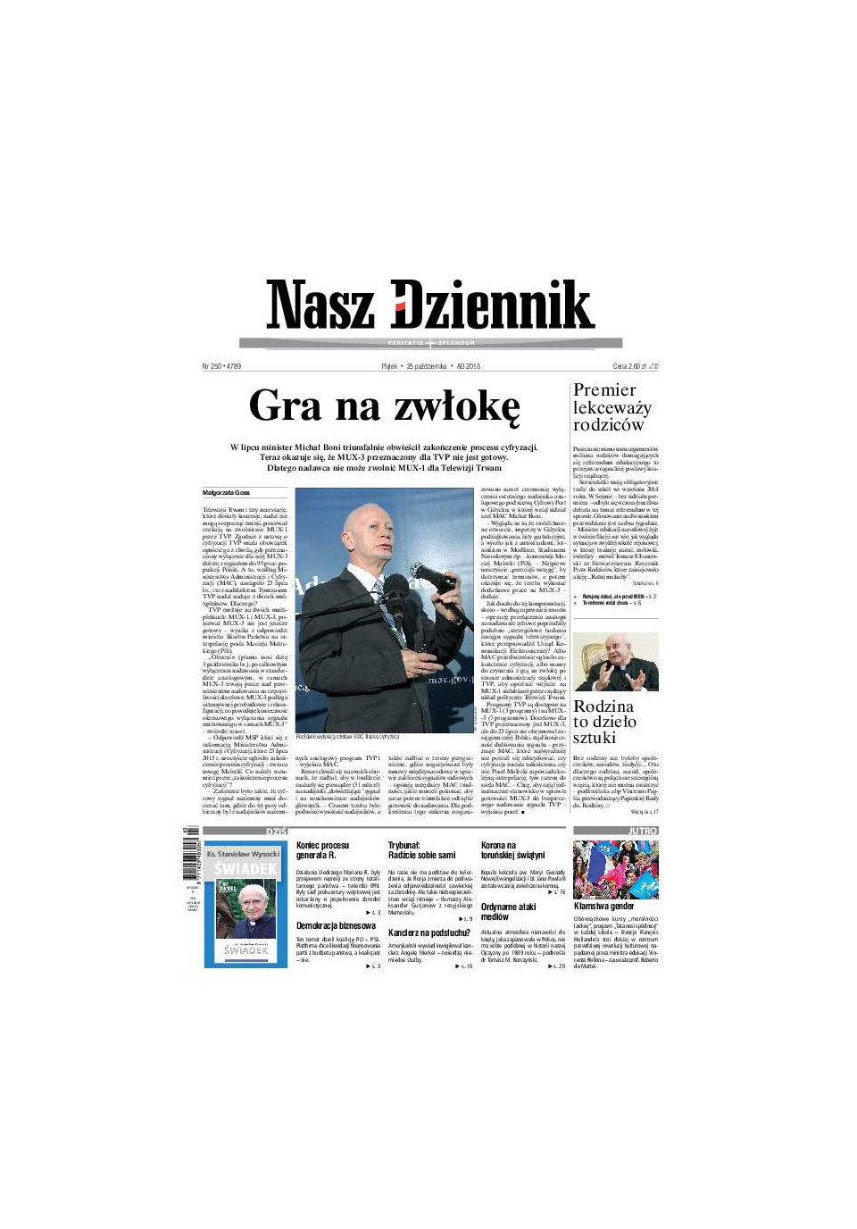 Nasz Dziennik z dnia 25.10.2013 wydanie PDF