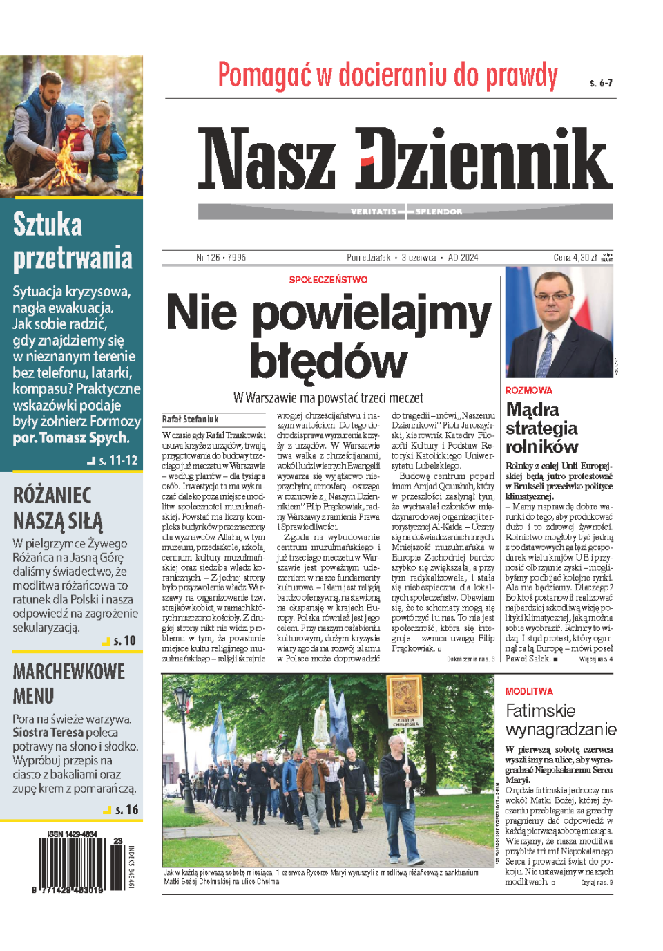 Nasz Dziennik z dnia 03.06.2024 wydanie PDF