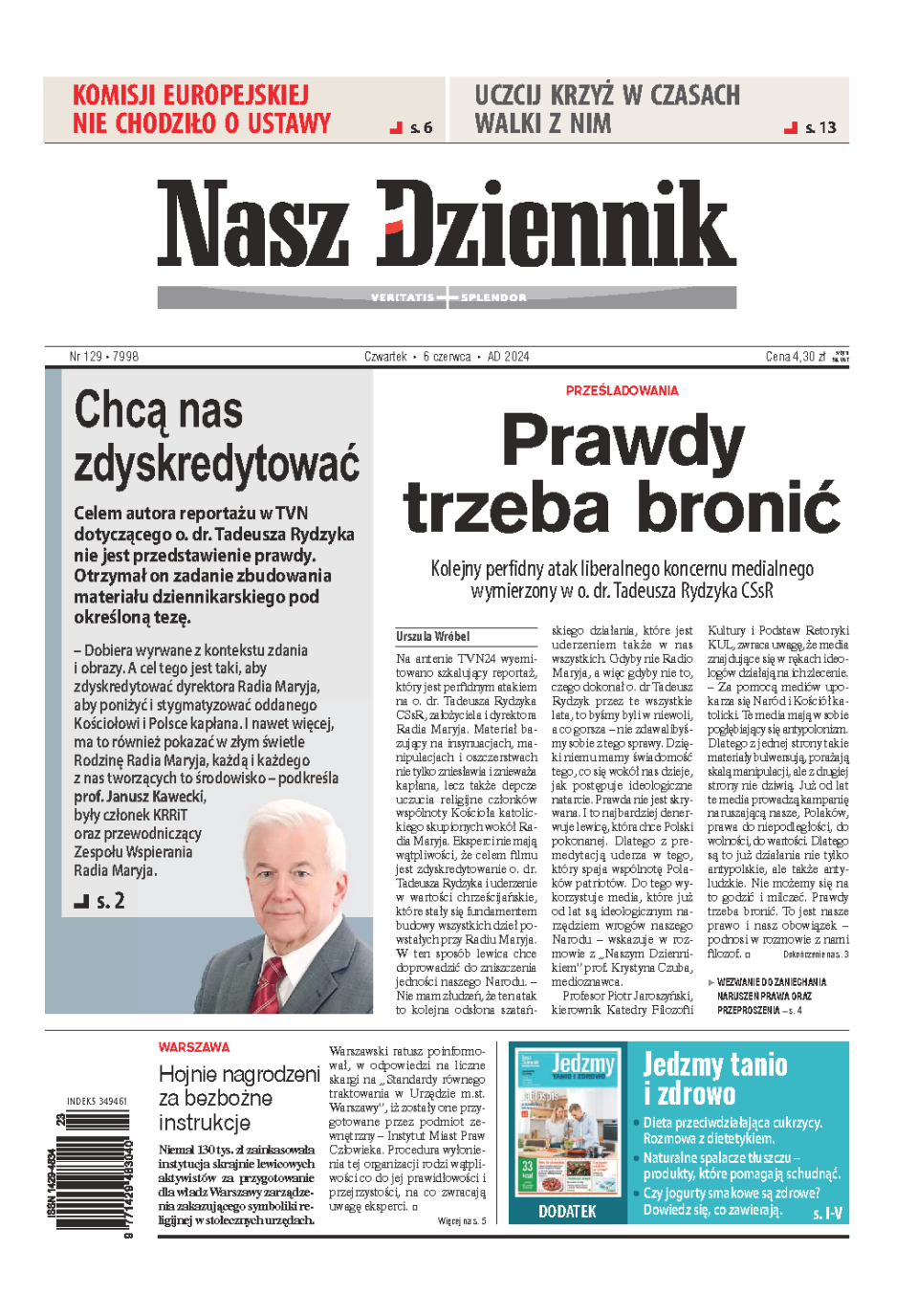 Nasz Dziennik z dnia 06.06.2024 wydanie PDF