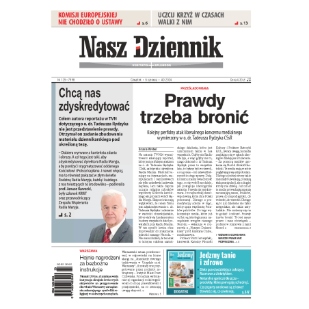 Nasz Dziennik z dnia 06.06.2024 wydanie PDF