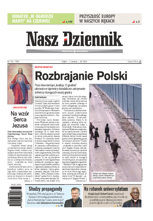 Nasz Dziennik z dnia 07.06.2024 wydanie PDF