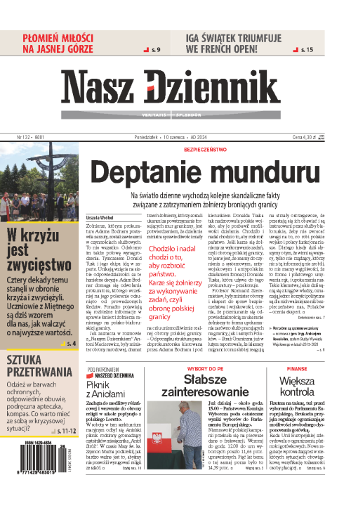 Nasz Dziennik z dnia 10.06.2024 wydanie PDF