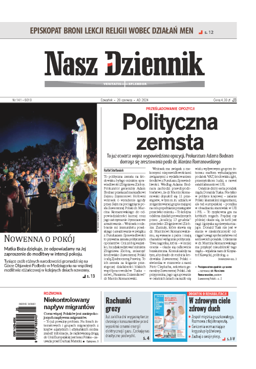 Nasz Dziennik z dnia 20.06.2024 wydanie PDF
