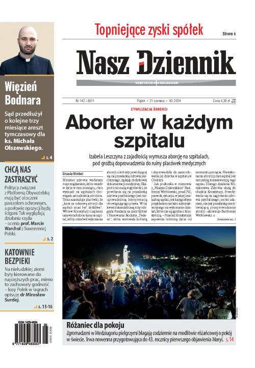 Nasz Dziennik z dnia 21.06.2024 wydanie PDF