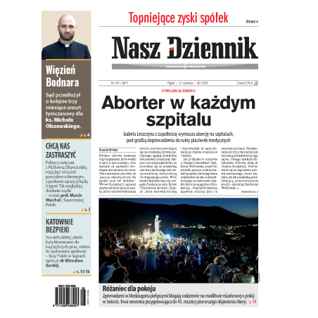 Nasz Dziennik z dnia 21.06.2024 wydanie PDF