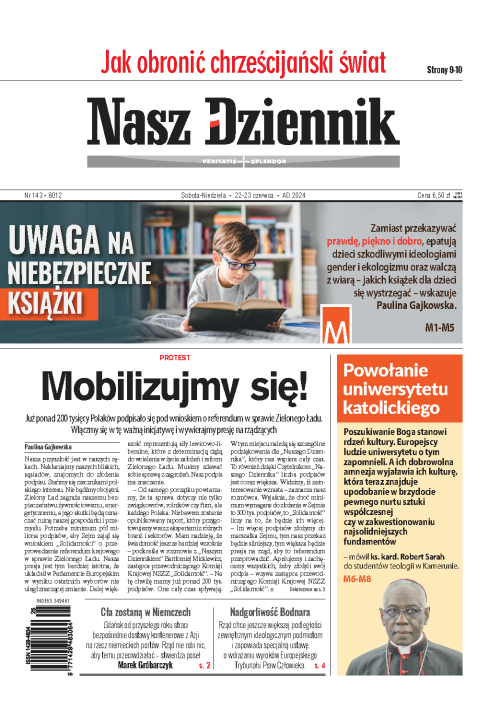 Nasz Dziennik z dnia 22.06.2024 wydanie PDF