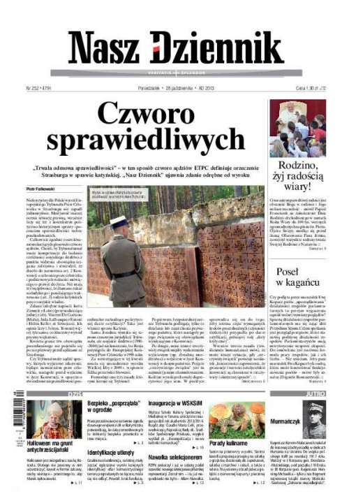 Nasz Dziennik z dnia 28.10.2013 wydanie PDF