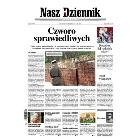 Nasz Dziennik z dnia 28.10.2013 wydanie PDF