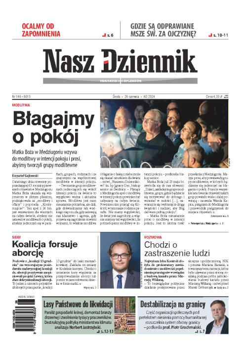 Nasz Dziennik z dnia 26.06.2024 wydanie PDF