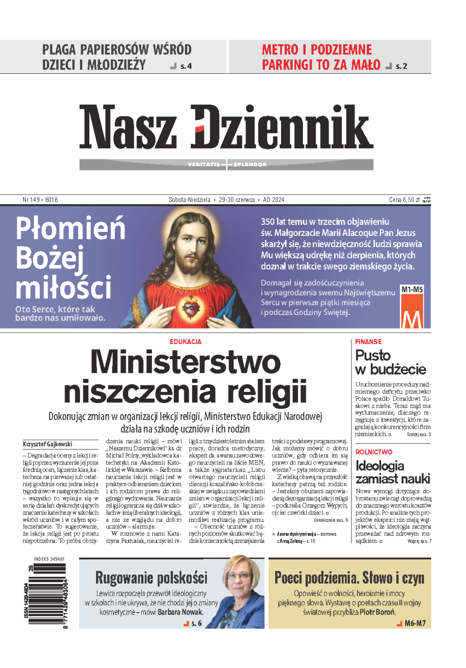 Nasz Dziennik z dnia 29.06.2024 wydanie PDF