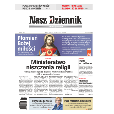 Nasz Dziennik z dnia 29.06.2024 wydanie PDF