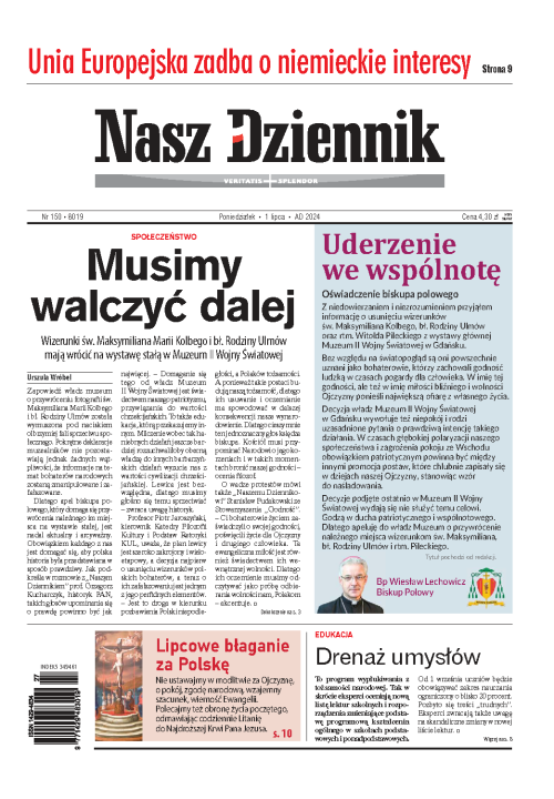 Nasz Dziennik z dnia 01.07.2024 wydanie PDF