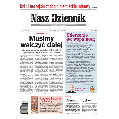 Nasz Dziennik z dnia 01.07.2024 wydanie PDF