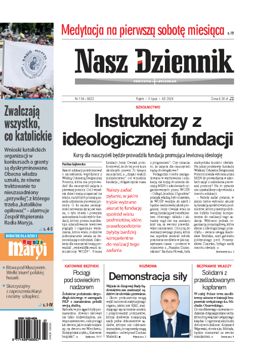 Nasz Dziennik z dnia 05.07.2024 wydanie PDF