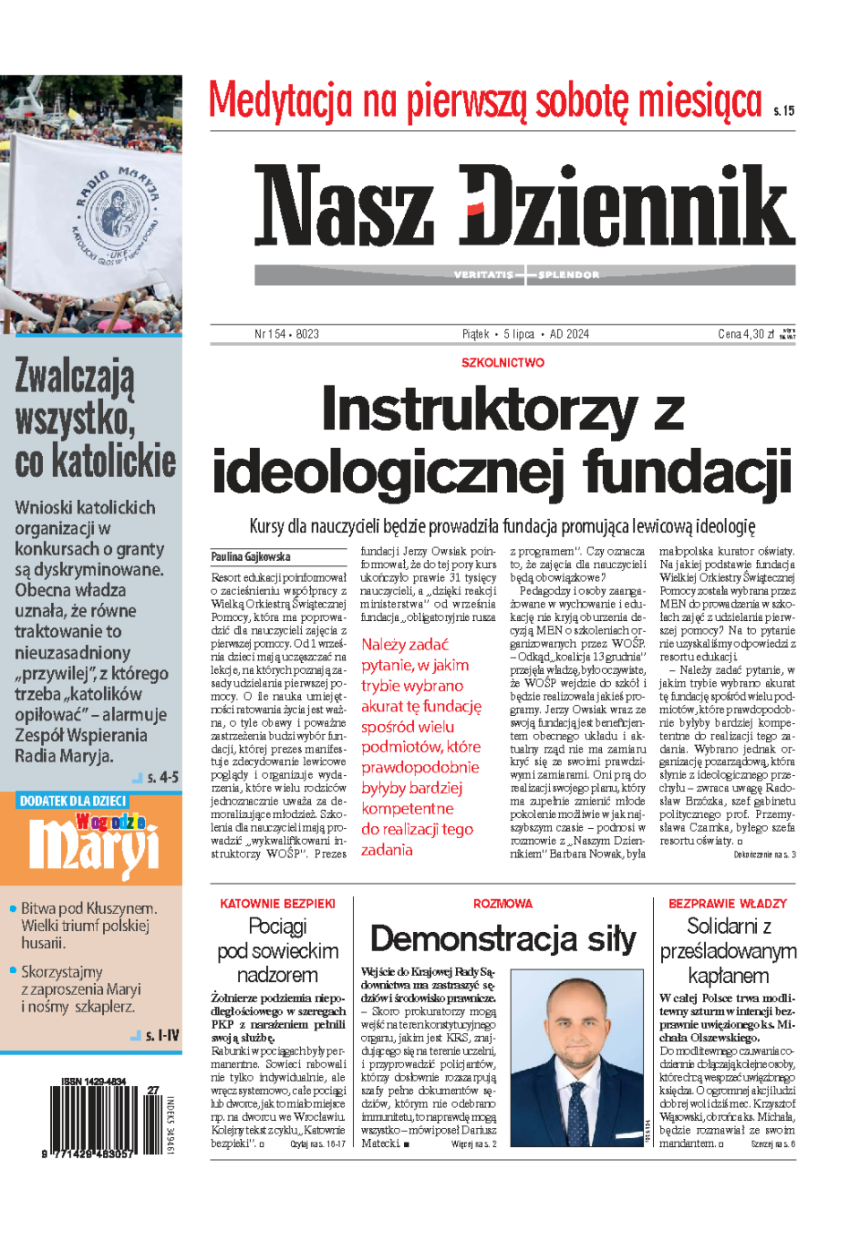 Nasz Dziennik z dnia 05.07.2024 wydanie PDF