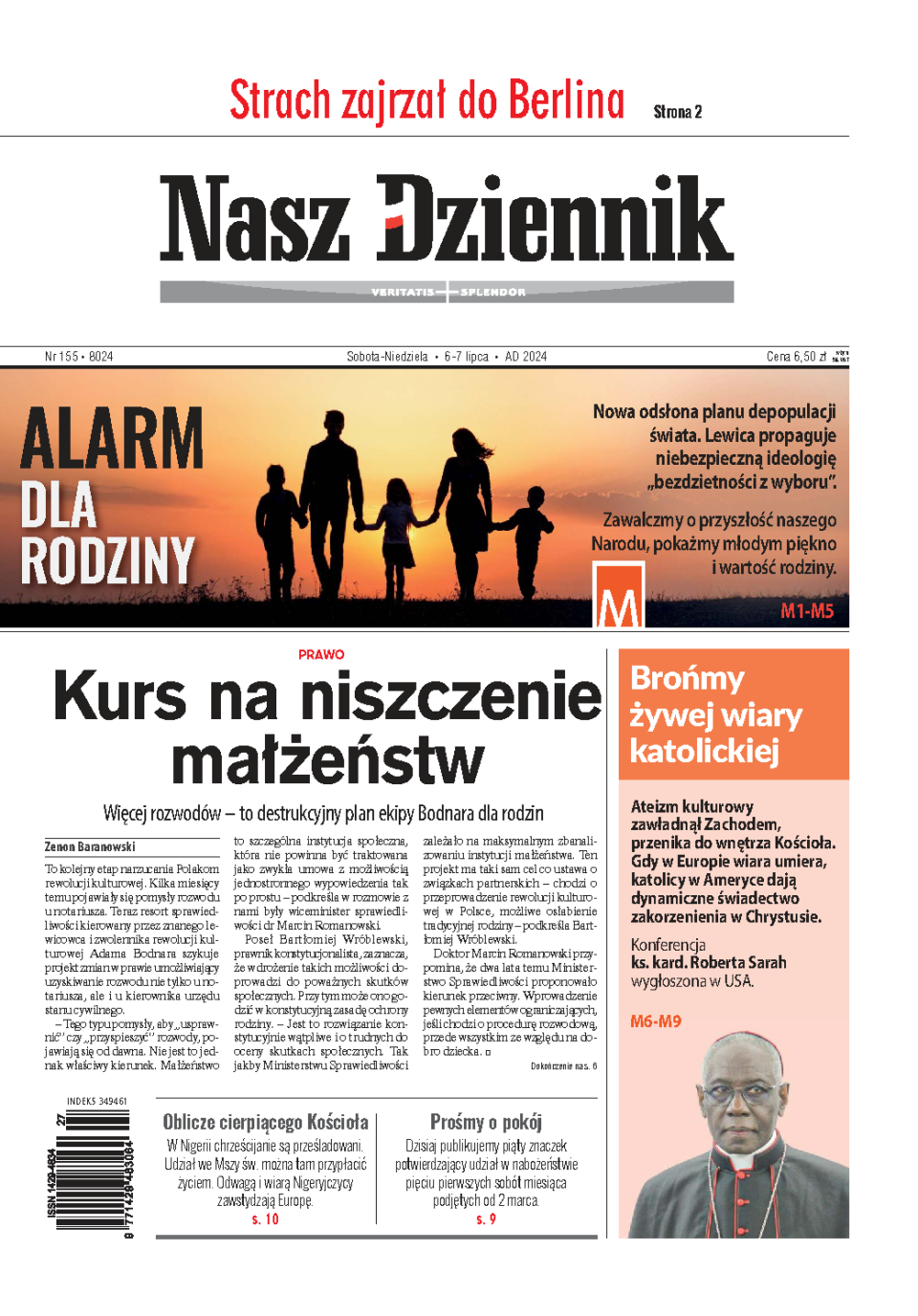 Nasz Dziennik z dnia 06.07.2024 wydanie PDF