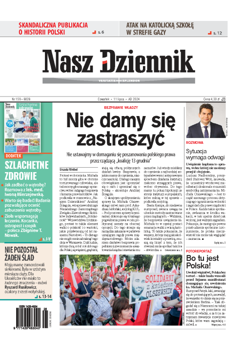 Nasz Dziennik z dnia 11.07.2024 wydanie PDF