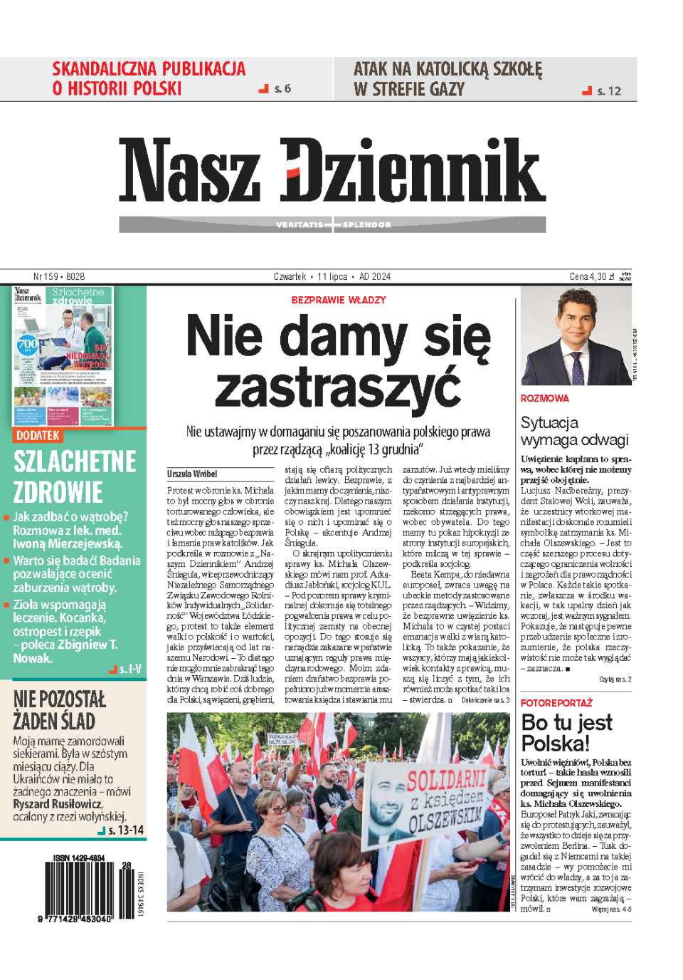 Nasz Dziennik z dnia 11.07.2024 wydanie PDF