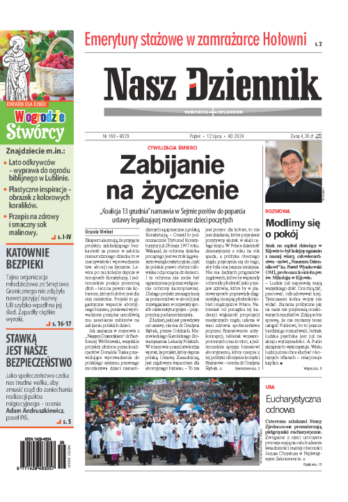 Nasz Dziennik z dnia 12.07.2024 wydanie PDF